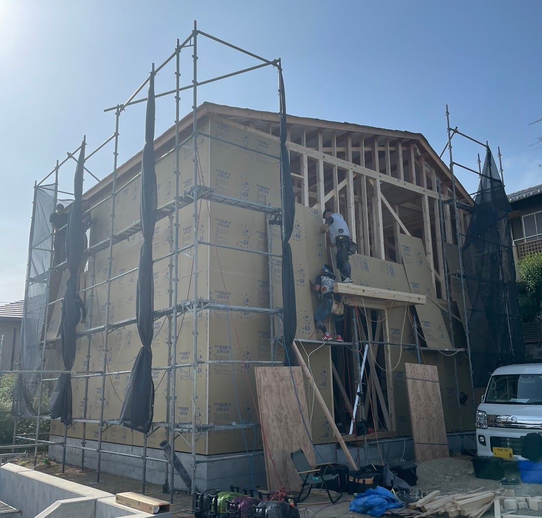 箕面市桃井様邸 上棟2