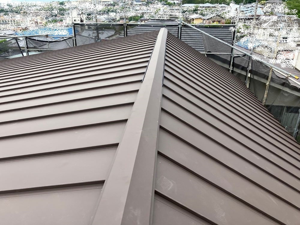 箕面M様 上棟屋根1