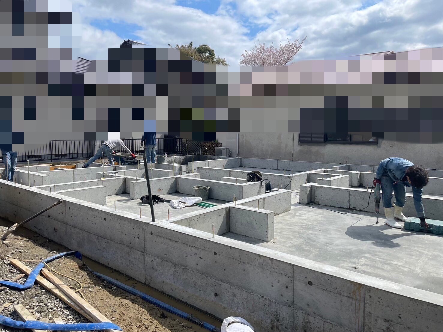 基礎工事 岸和田市F様邸