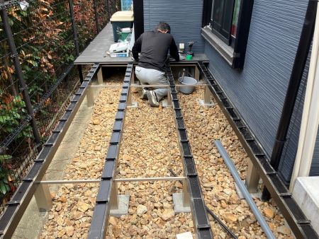 豊中市I様邸 施工中