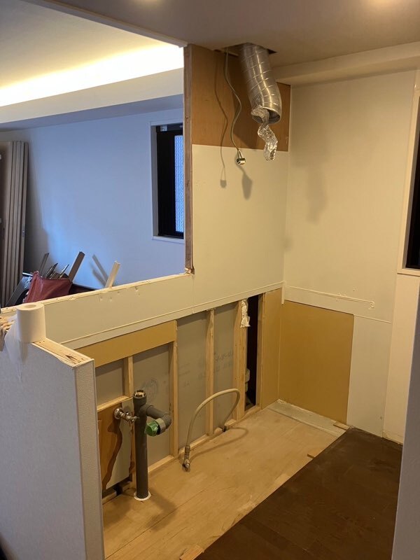 エグゼ真田山 天王寺区Y様邸 リフォーム中 キッチン