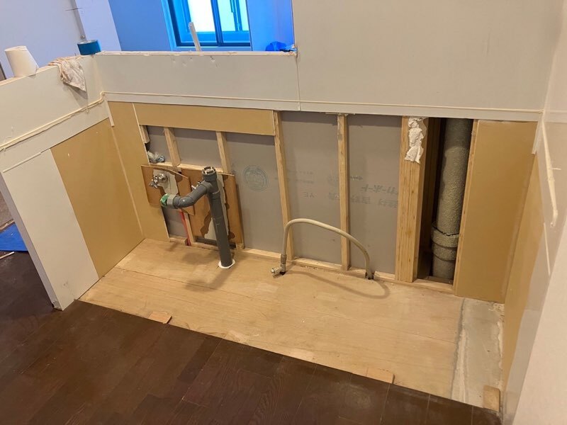 エグゼ真田山 天王寺区Y様邸 リフォーム中 キッチン②