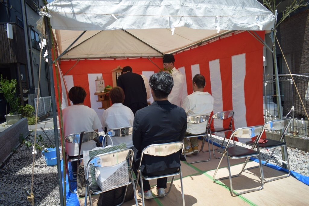 地鎮祭 東住吉区我孫子2