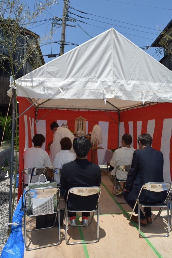 地鎮祭 東住吉区我孫子3