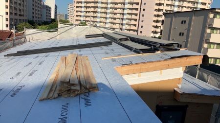 Y様邸 屋根下地2